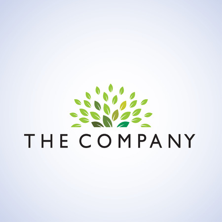 leaf ideas design vector illustration on backgroundのイラスト素材