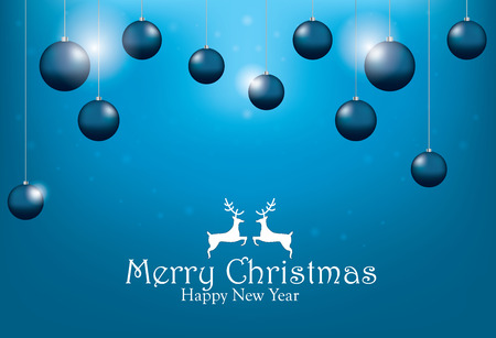 Merry Christmas  with stars, glitter on  Vector background.のイラスト素材