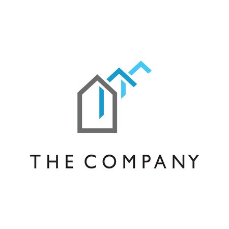 building logo ideas design vector illustration on backgroundのイラスト素材