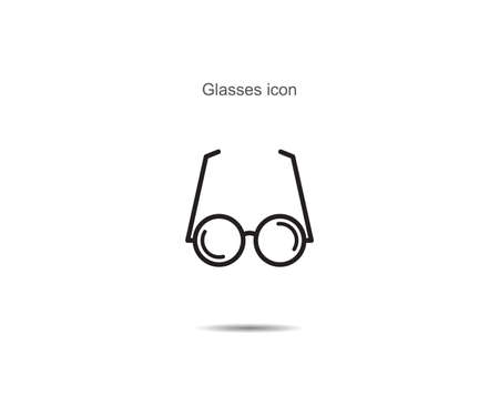 Glasses  icon vector illustration on backgroundのイラスト素材