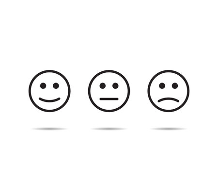 Face smile icon vector illustration on backgroundのイラスト素材