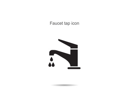 Faucet tap icon vector illustration on backgroundのイラスト素材