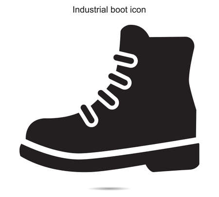 Industrial boot icon  ideas design vector illustration graphic on backgroundのイラスト素材