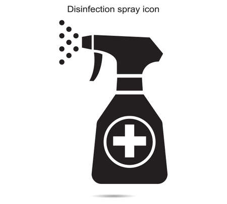 Disinfection spray icon ideas design vector illustration graphic on backgroundのイラスト素材