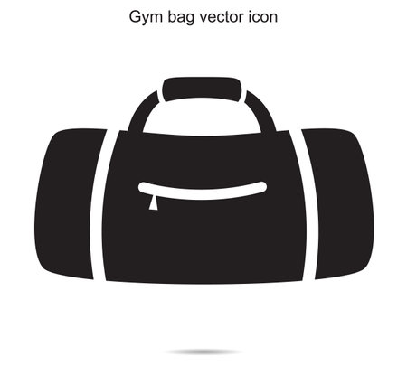 Gym bag icon ideas design vector illustration graphic on backgroundのイラスト素材