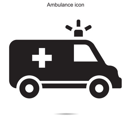 Ambulance icon  ideas design vector illustration graphic on backgroundのイラスト素材