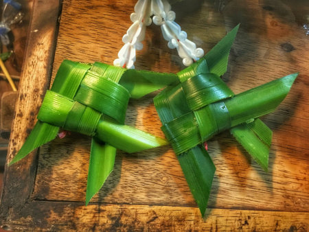 Weave carp with pandanの素材