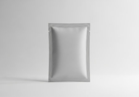 Empty silver pouchの素材