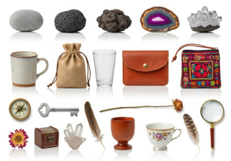 Collection of various itemsの素材