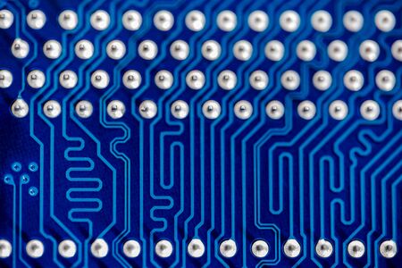 Microcircuit macro photography