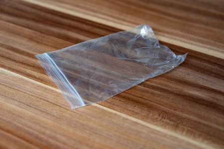 Bag with a lock on the table.Bag with a lock on the tableの写真素材