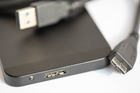 Hard disk on a white background.Hard disk on a white background