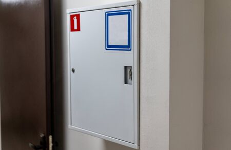 Fire box metal with a hose inside