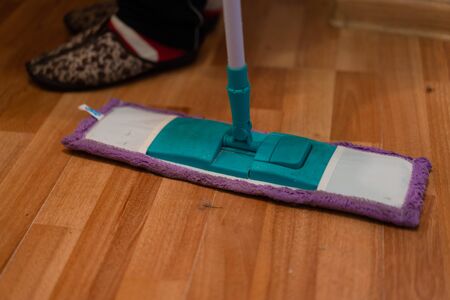 Mop the floors with shineの写真素材