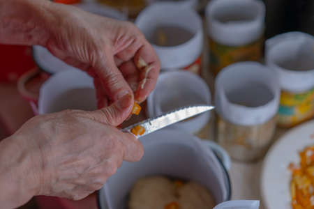 The process of making Easter cakes