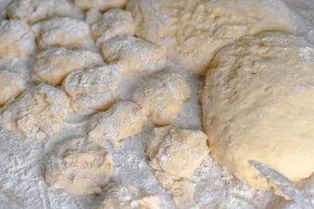 Sweet pastry for baking sweet bunsの写真素材