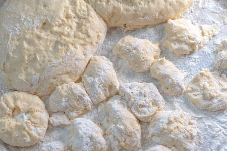 Sweet pastry for baking sweet bunsの写真素材