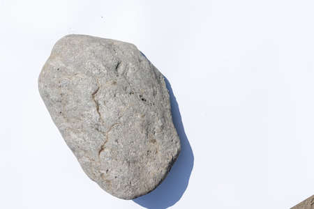 The stone is on a white background