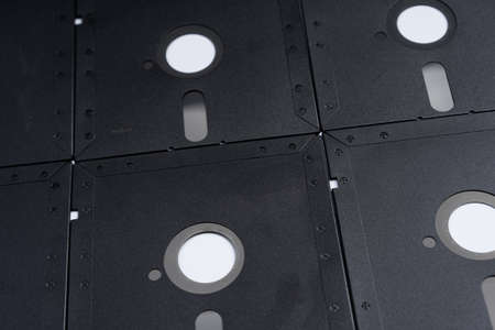 Floppy disks as background or texture