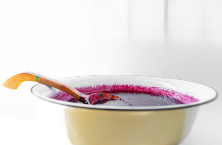 The process of making currant jamの写真素材
