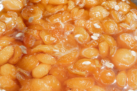 Apricot Jam As Background or Textureの写真素材