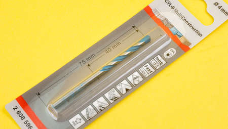 Universal drill for drill in a packageの写真素材