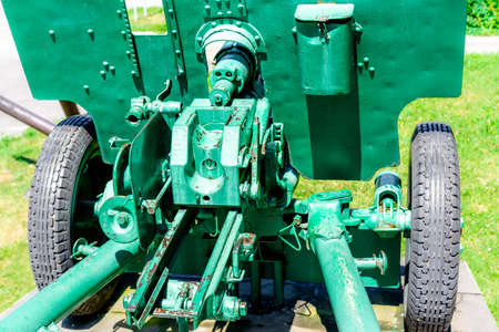 Cannon from the second world warの写真素材