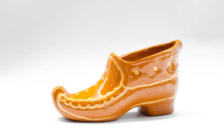 Shoes souvenir on white backgroundの写真素材