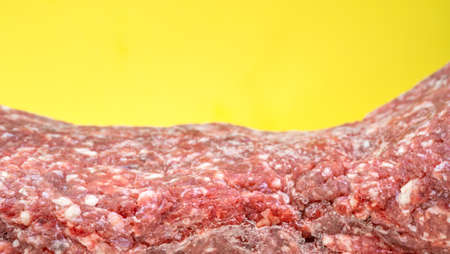 Raw fresh frozen minced meatの写真素材