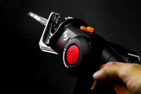 Human use of a reciprocating saw