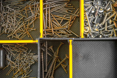 Organizer for storing construction toolsの写真素材