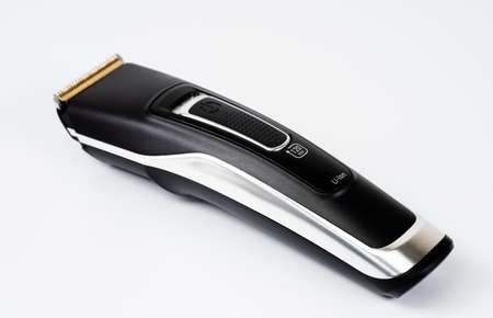 Hair clipper and trimmer on white backgroundの写真素材