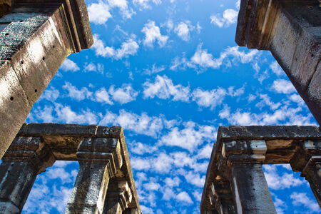 Sandstone columnの写真素材