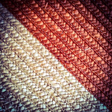 Texture background on basket handmade