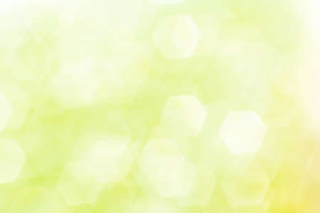 colorful and blur background with hexagon bokehの写真素材