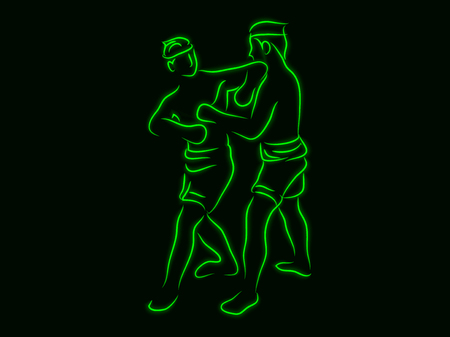 Thai boxingのイラスト素材