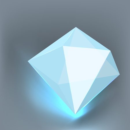 3 dimension of polygon vector.のイラスト素材
