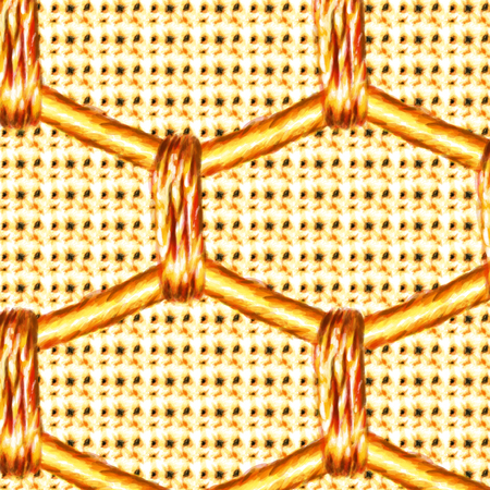 Gold basket texture and backgroundのイラスト素材