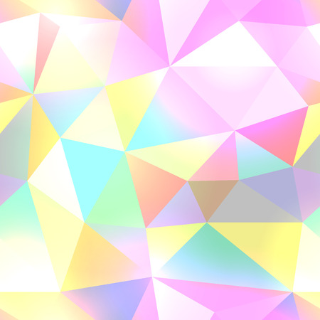 Seamless color polygon abstract background.のイラスト素材