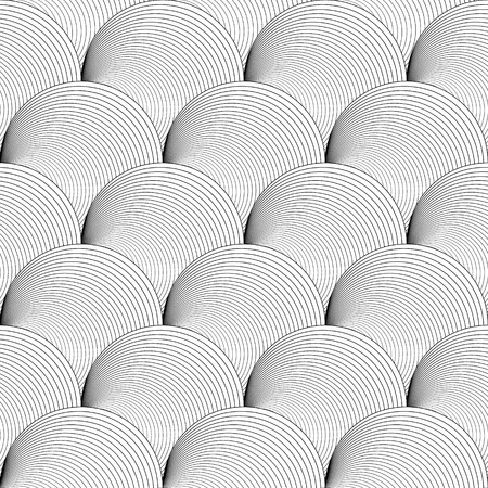 Black and white background seamless pattern on vector art.のイラスト素材