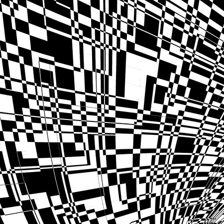 Black and write perspective abstract background.のイラスト素材