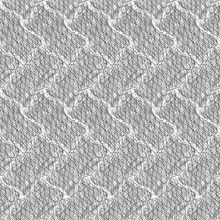 Vector geometric seamless patterns set, black and white texture.
のイラスト素材