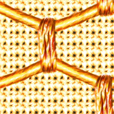 Gold basket texture and seamless background