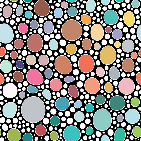 Seamless abstract hand-drawn pattern like stone shape.のイラスト素材