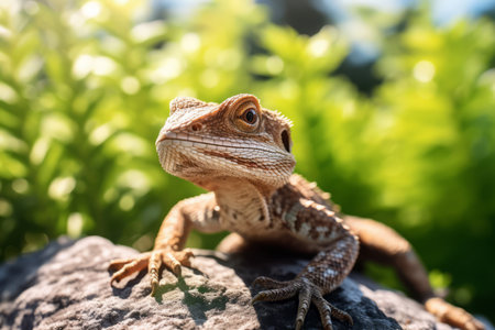 Lizards in nature, national geography, Wide life animals. AI Generated.の素材