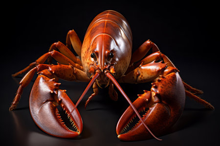 Lobster in nature, national geography, Wide life animals. AI Generated.の素材