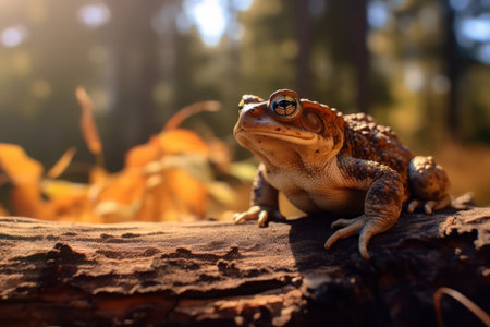 Toad in nature, national geography, Wide life animals. AI Generated.の素材