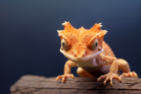 Cute Crested geckos in nature, national geography, Wide life animals. AI Generated.の素材