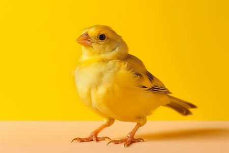 Very cute Canary in nature, national geography, Wide life animals. AI Generated.の素材