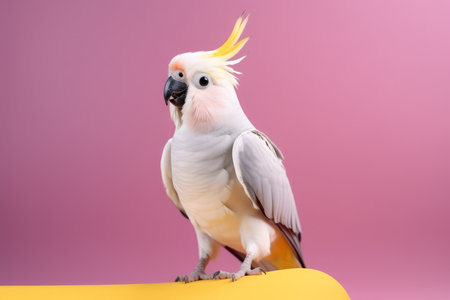 Very cute Cockatiel in nature, national geography, Wide life animals. AI Generated.の素材